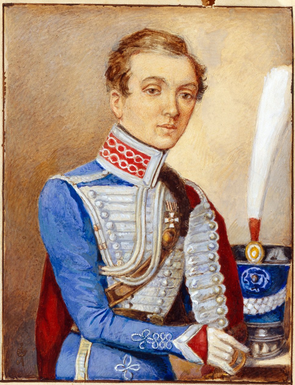 Portret van Nadezhda Durova (1783-1866) door Unknown artist