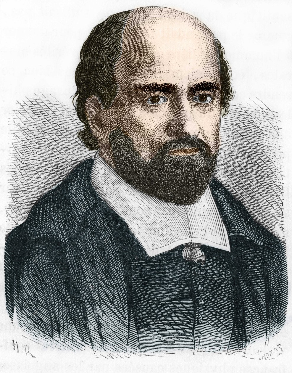 Portret van (Jean Duvergier de Hauranne) abt van Saint Cyran door Unknown artist