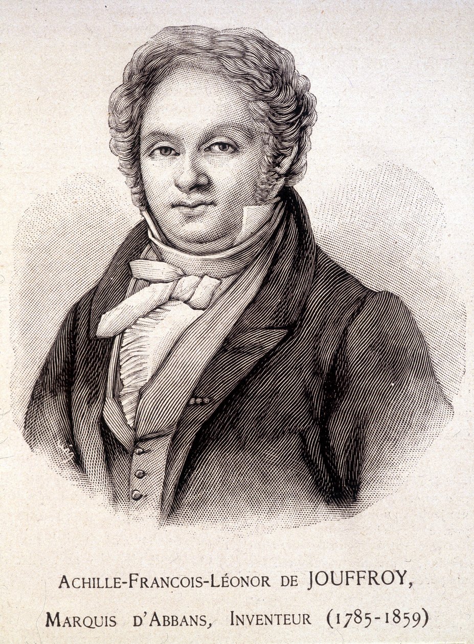 Portret van Achille François Léonor de Jouffroy, Markies d