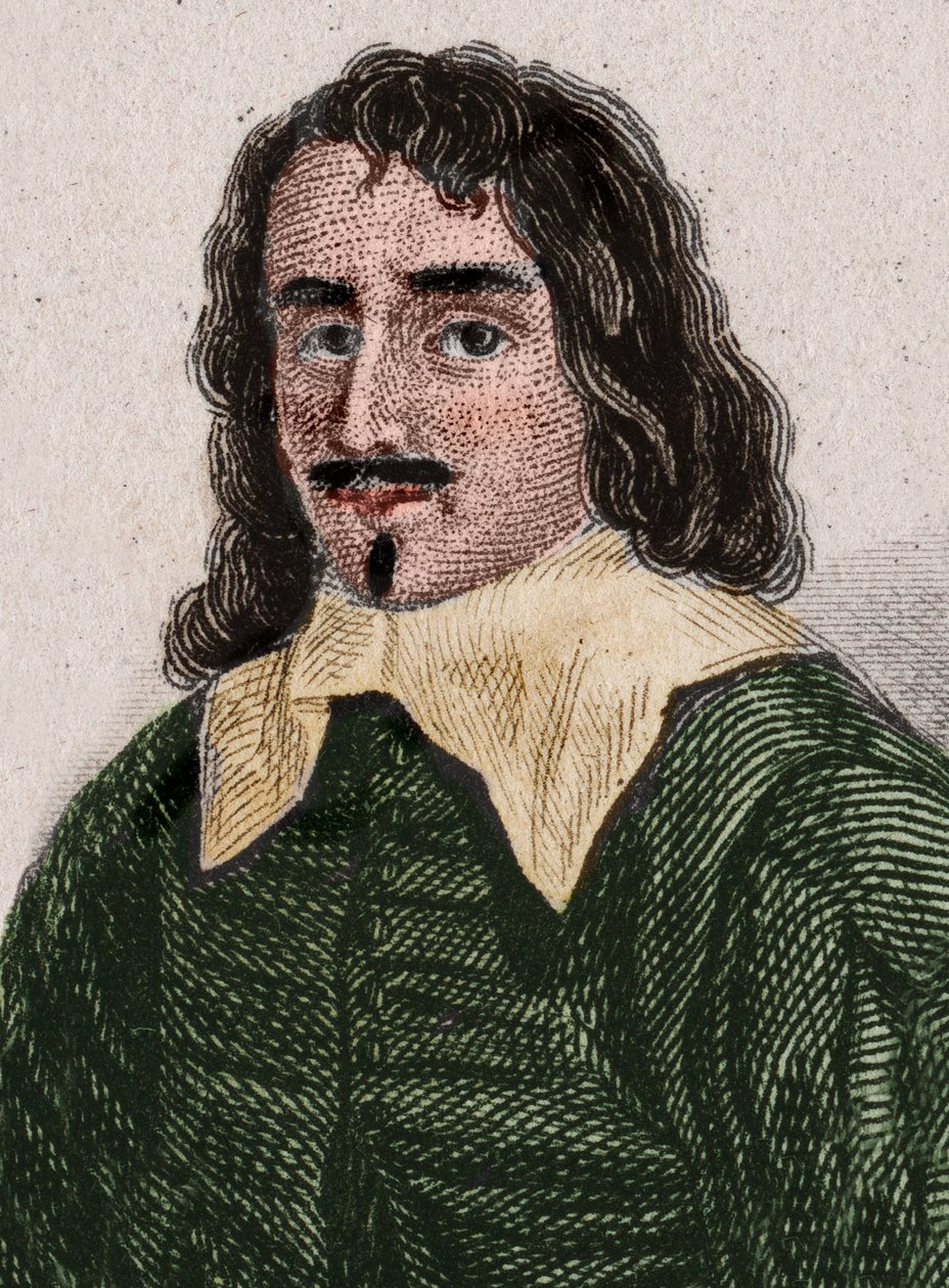 Portret van Adam Billaut, genaamd Meester Adam (1602-1662) Franse timmerman, dichter en liedjesschrijver. Gravure uit 1896. door Unknown artist