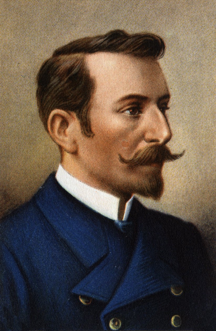 Portrait of Adrien de Gerlache door Unknown Artist
