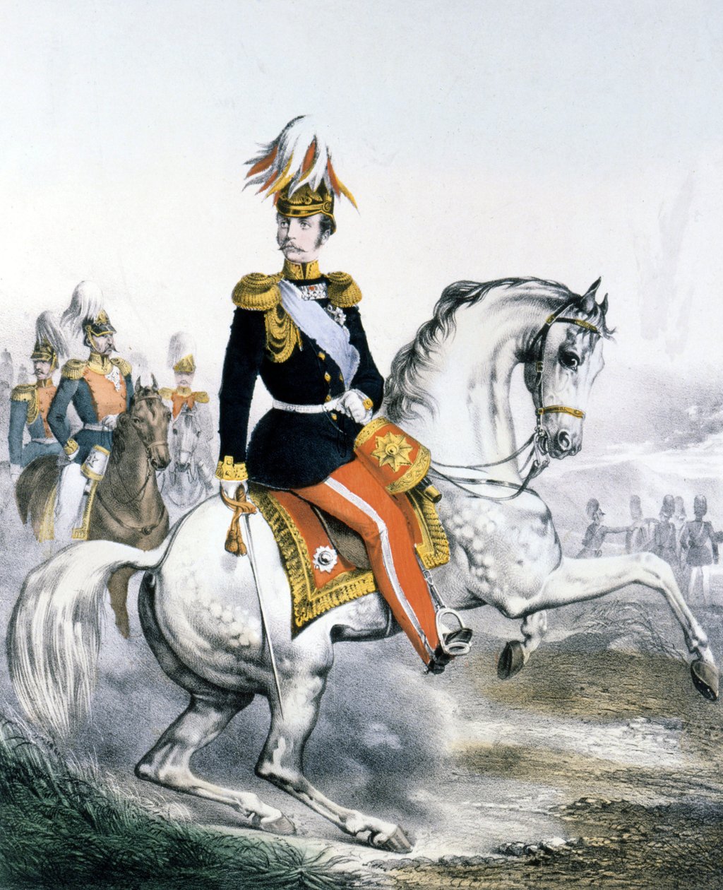 Portret van Alexander II Nikolajevitsj door Unknown artist