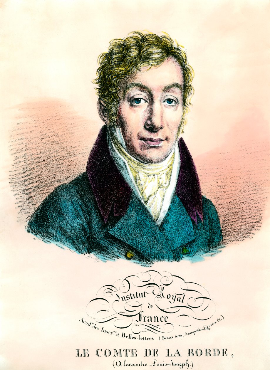 Portret van Alexandre Louis Joseph, Graaf van Laborde door Unknown artist