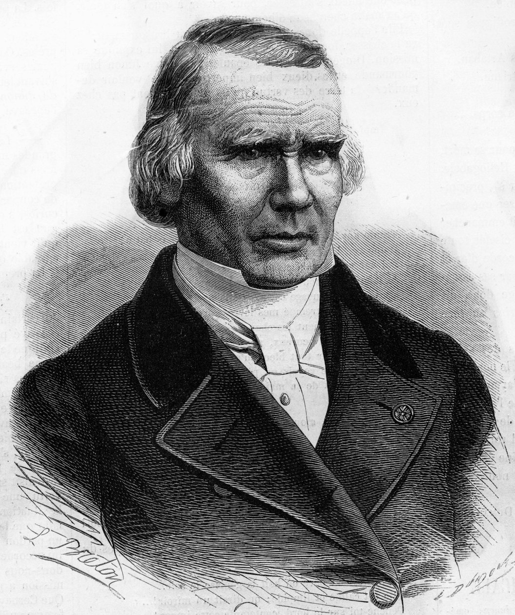 Portret van Alfred Louis Marie Velpeau (1795 - 1867), Franse chirurg. door Unknown artist
