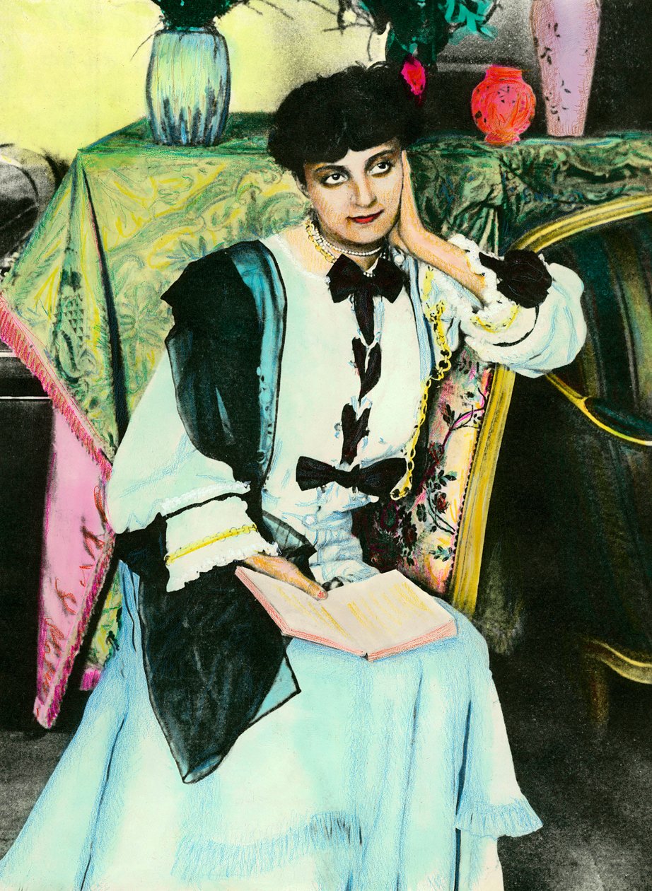 Portret van Anna Mathieu de Noailles door Unknown artist