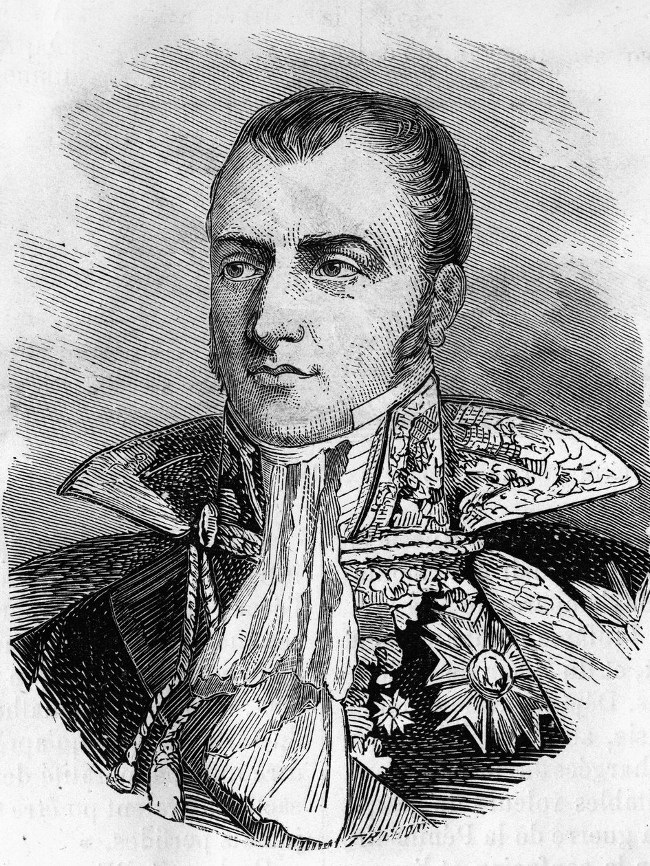 Portret van Anne Jean Marie René Savary, hertog van Rovigo (1774-1833), Franse generaal en politicus. door Unknown artist