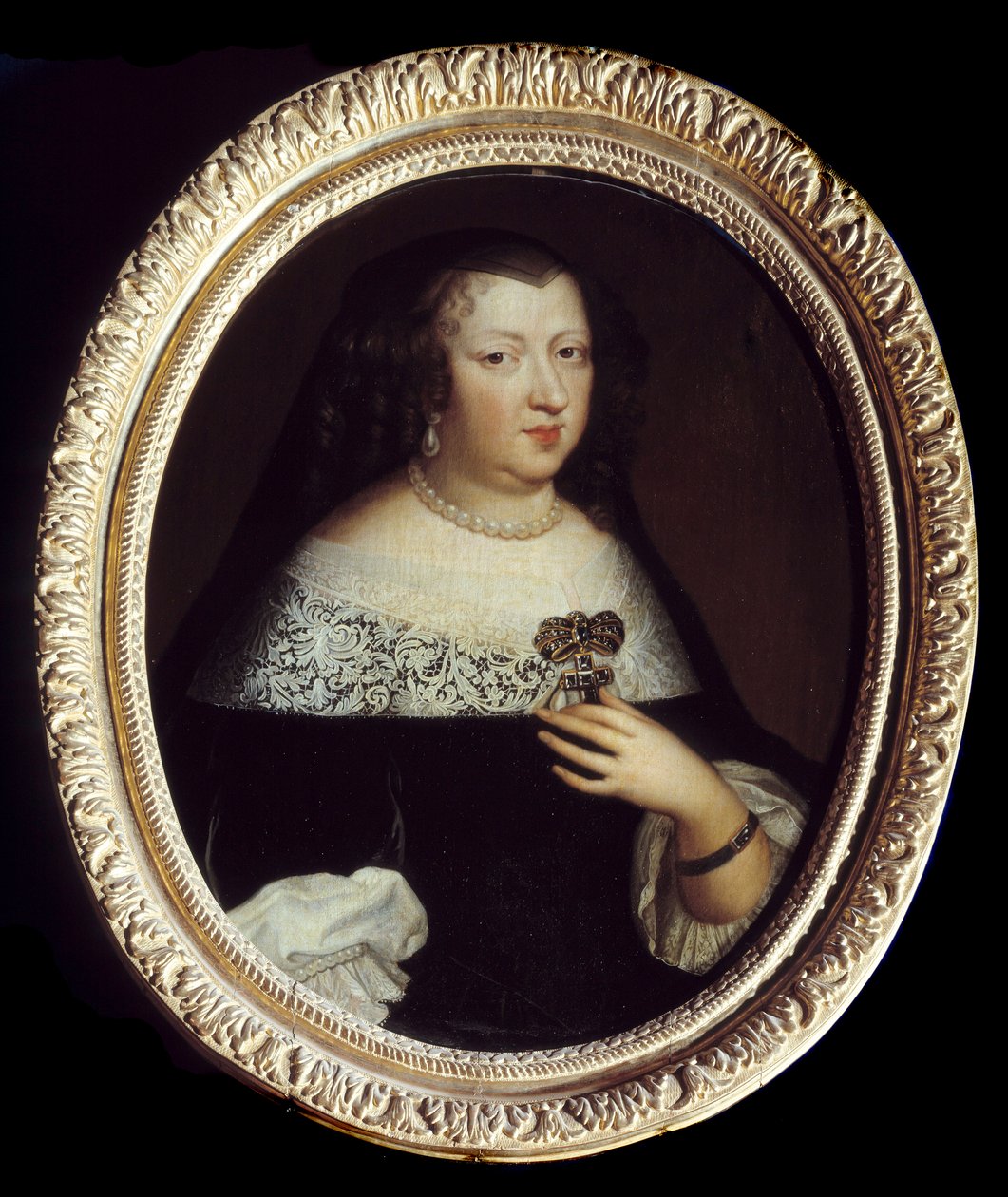 Portret van Anna van Oostenrijk, koningin van Frankrijk door Unknown artist