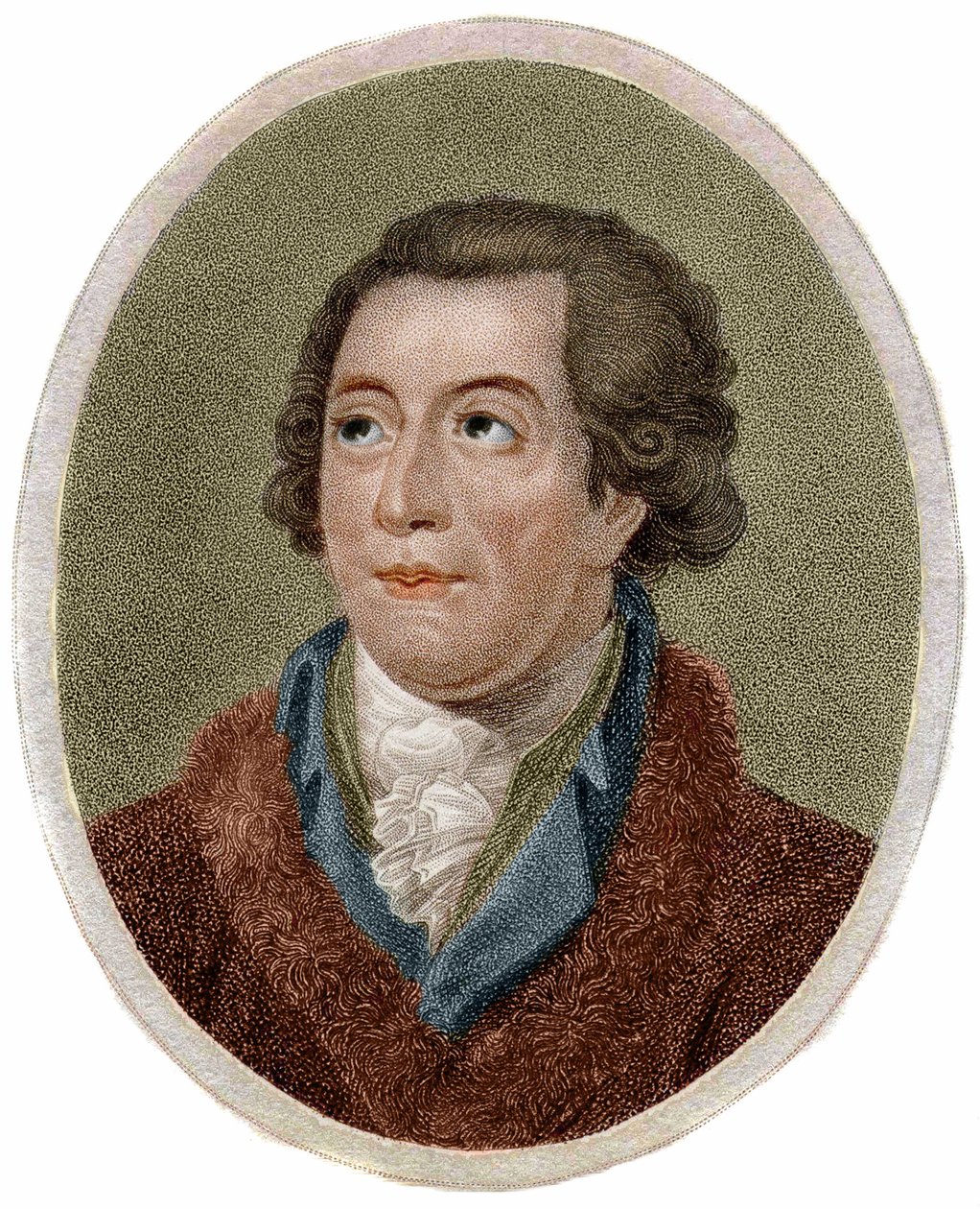 Portret van Antoine Laurent de Lavoisier, Franse chemicus (1743-1794) gegraveerd door Chapman door Unknown artist