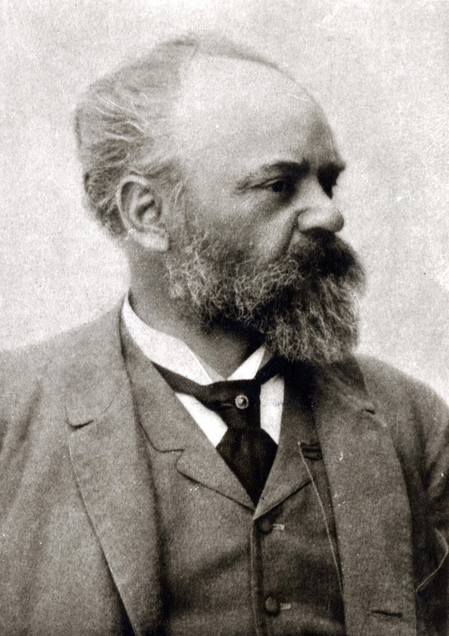 Portret van Anton (Antonin) Dvorak (1841 - 1904), Tsjechische componist. door Unknown artist