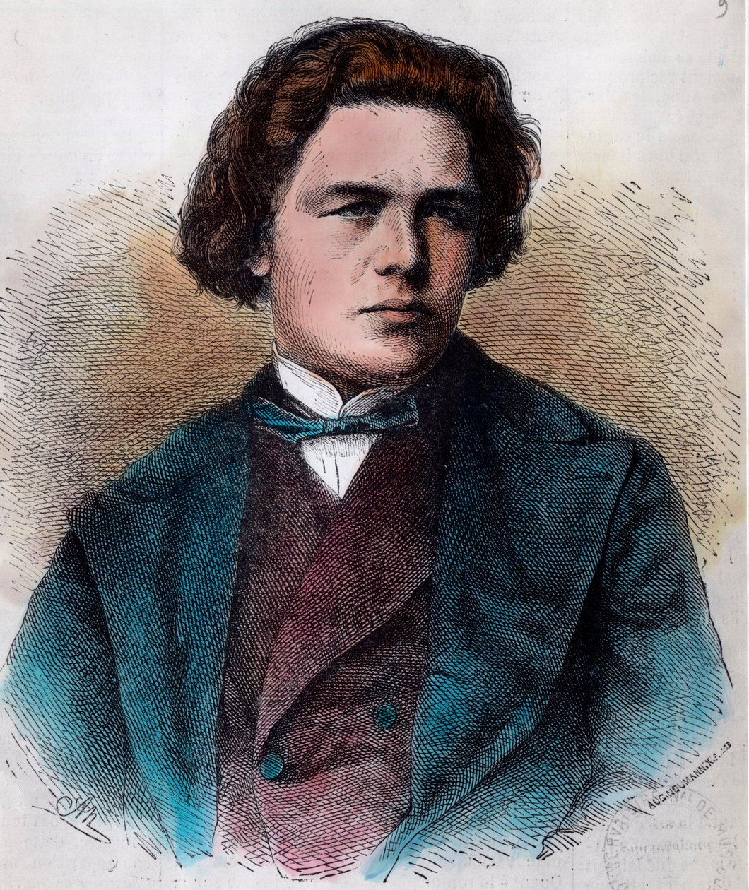 Portret van Anton Rubinstein door Unknown artist