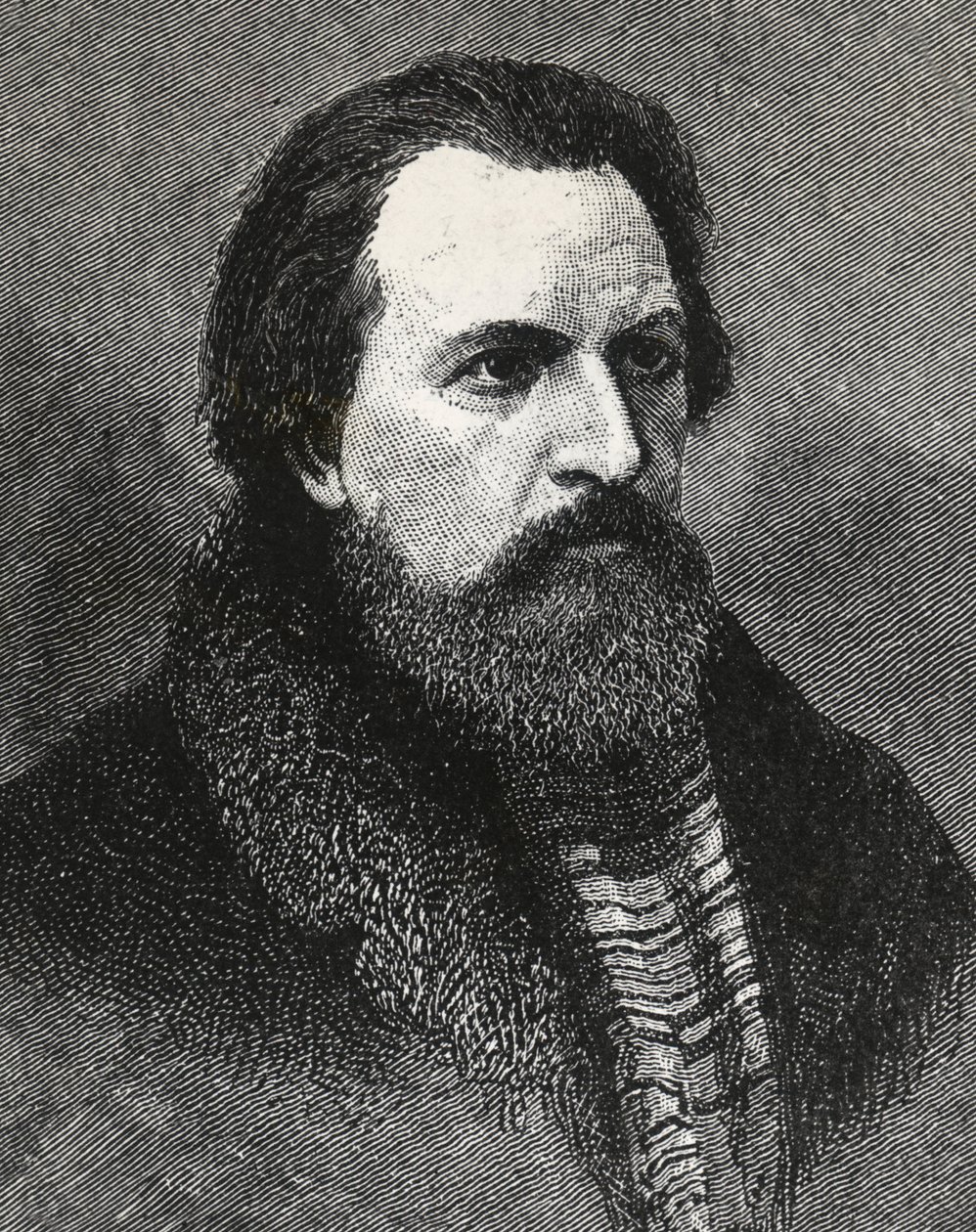 Portret van Apollo Grigoryev (1822-1865) Russische dichter en criticus - Apollo Grigoriev dichter en literair criticus en Russisch theatraal door Unknown artist