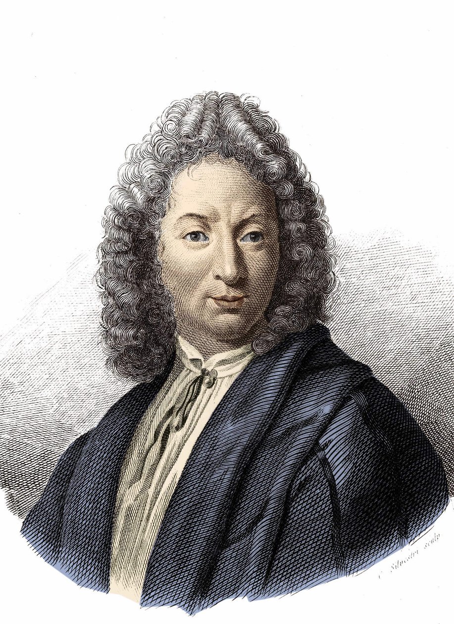 Portret van Arcangelo Corelli (1653 - 1713) door Unknown artist