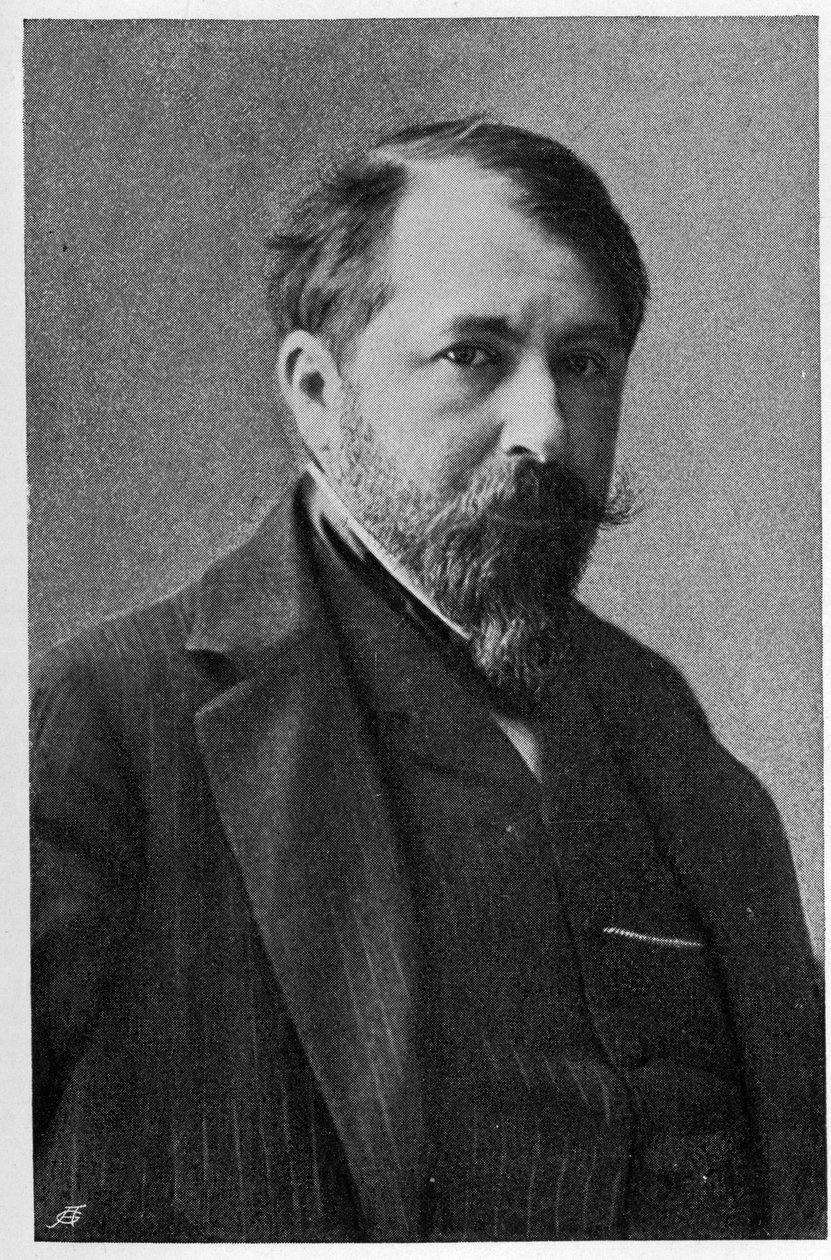 Portret van Arthur Schnitzler, Oostenrijks-Joodse schrijver en arts. door Unknown artist
