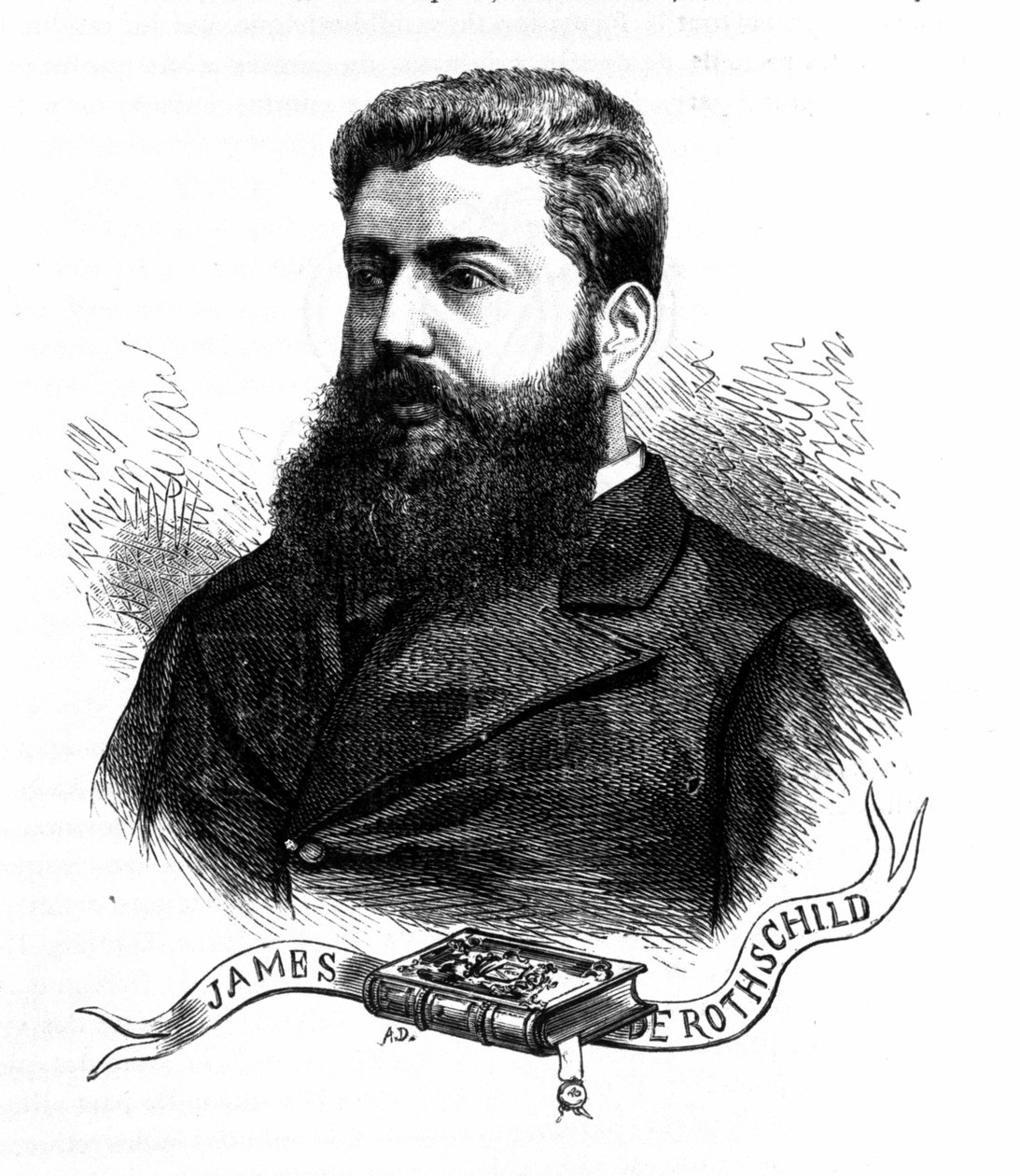 Portret van Baron Edmond James de Rothschild (1845 - 1934) door Unknown artist