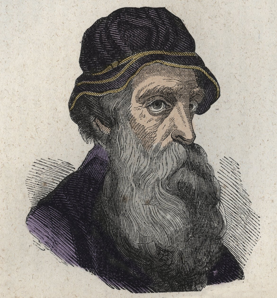 Portret van Benvenuto Cellini, de Italiaanse Renaissance beeldhouwer, goudsmid en auteur 1500-1571 door Unknown artist