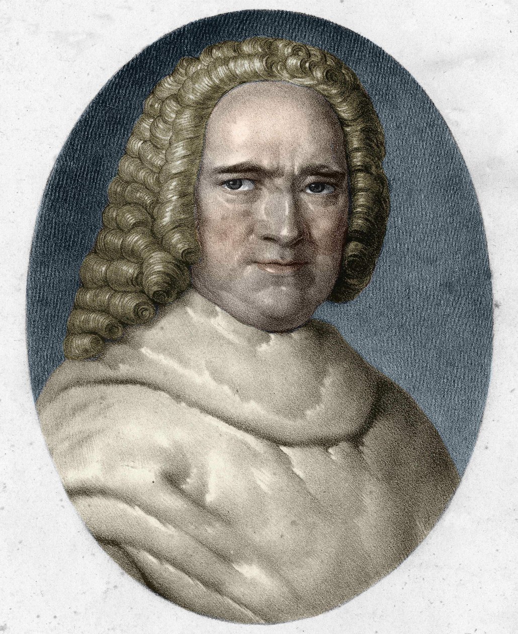 Portret van Bernard de Jussieu (1699-1777), Franse botanicus. door Unknown artist