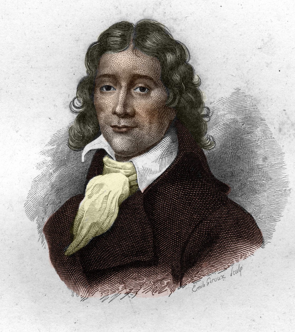 Portret van Camille Desmoulins (1760-1794), Franse publicist en politicus, gravure uit de 19e eeuw door Unknown artist