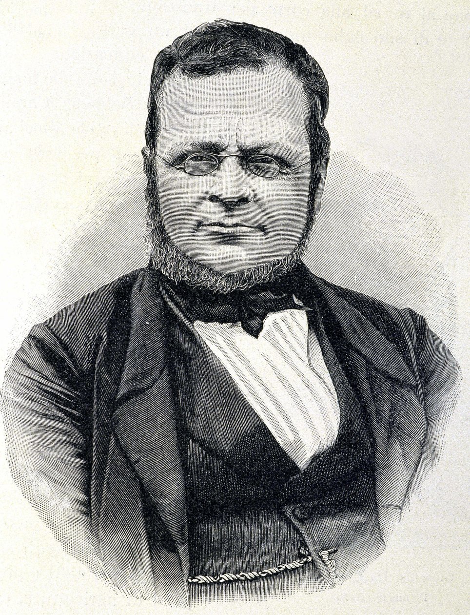 Portret van Camillo Benso, Graaf van Cavour (1810-1861), Italiaanse staatsman, naar een foto van 1860 door Unknown artist