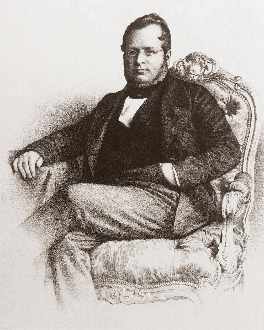Portret van Camillo Benso, Graaf van Cavour (1810-1861) door Unknown artist