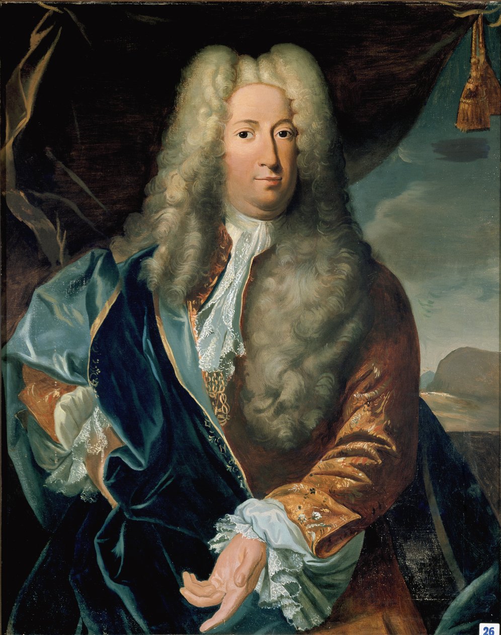 Portret van Carlo Vincenzo Ferrero di Roasio (olieverf op doek) door Unknown Artist