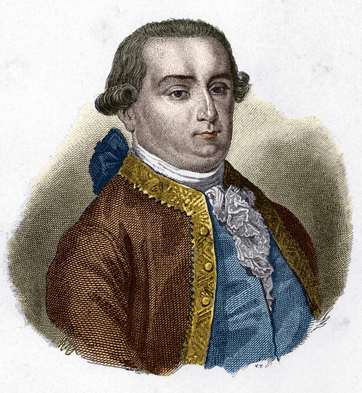 Portret van Cesare Bonesana, markies de Beccaria (1738 - 1794), Italiaanse jurist door Unknown artist