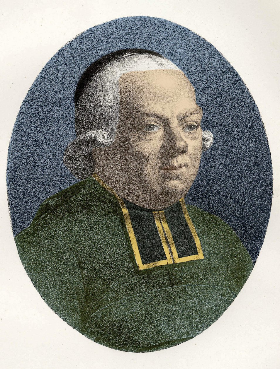 Portret van Charles, Abbe van de Epee, Franse pedagoog door Unknown artist