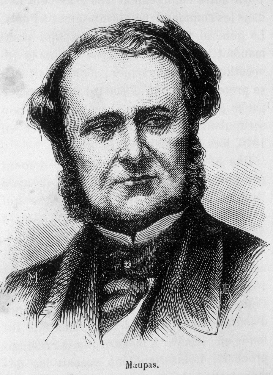 Portret van Charles Emile de Maupas, do 8 december door Unknown artist