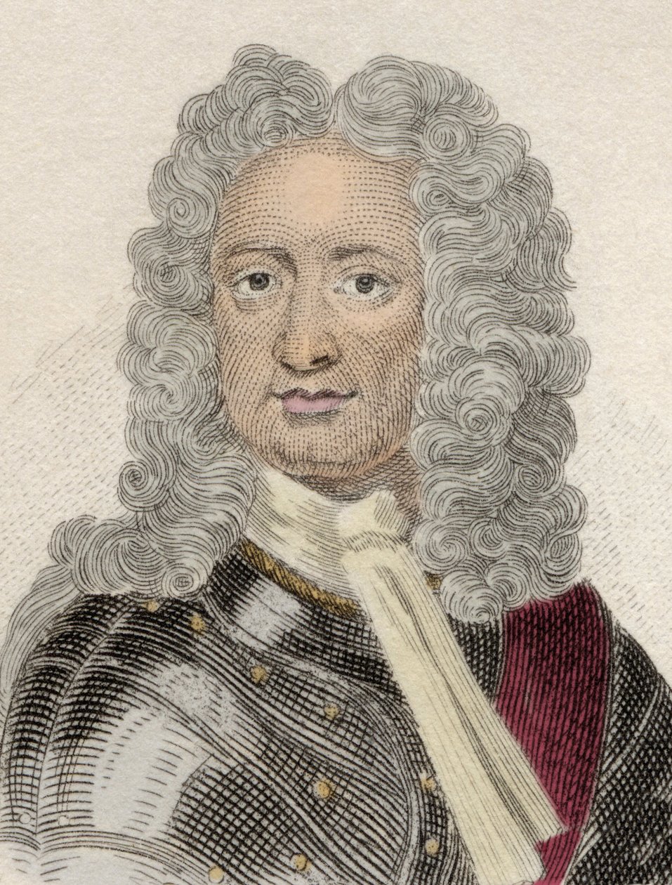 Portret van Charles Mordaunt (ca. 1658-1735), 3e Graaf van Peterborough en 1e Graaf van Monmouth, Engels diplomaat en militair door Unknown artist
