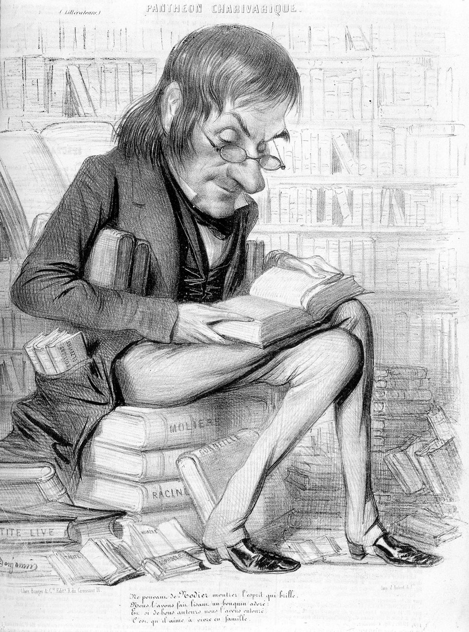 Portret van Charles Nodier (1780-1844) - in 