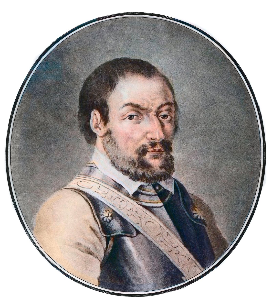 Portret van Chevalier de Bayard (Pierre Terrail, heer van Bayard) (1475-1524), Franse soldaat door Unknown artist