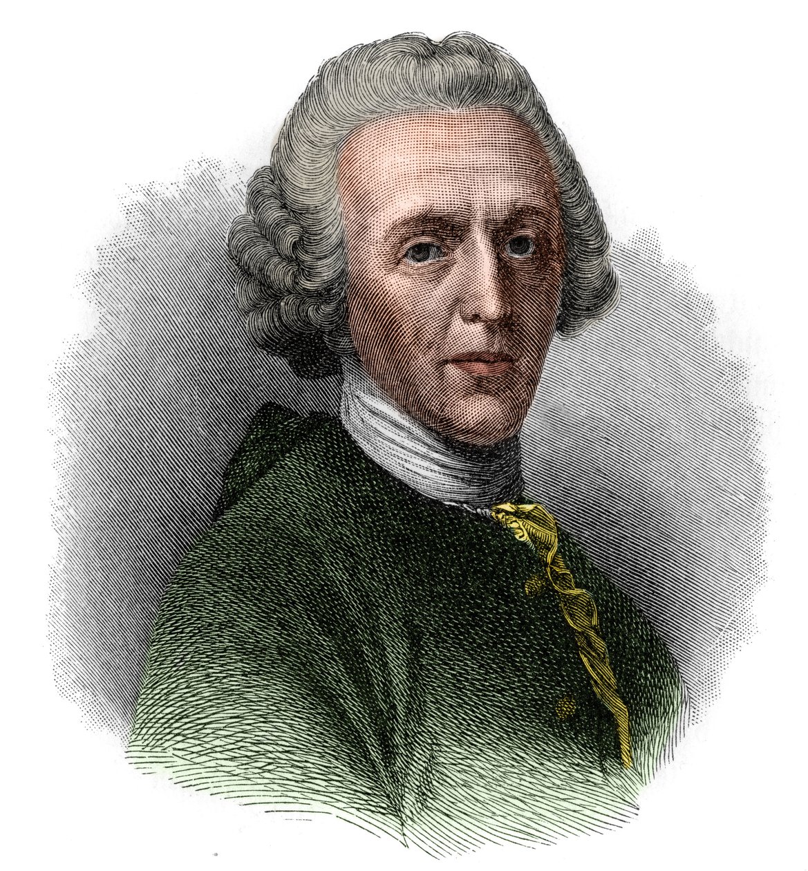 Portret van Christian Furchtegott Gellert door Unknown artist