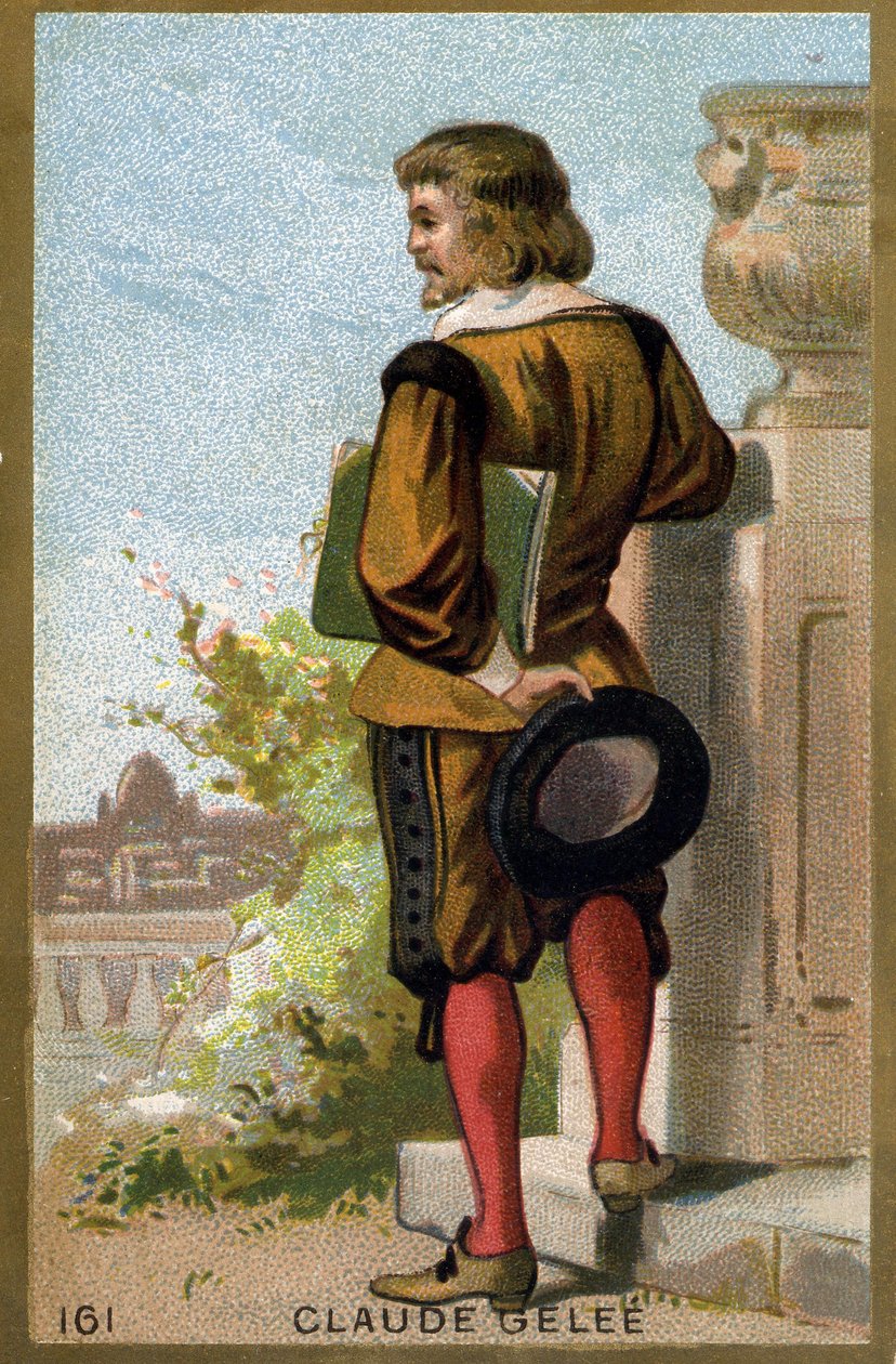 Portret van Claude Gellée genaamd Le Lorrain (1600 - 1682) door Unknown artist