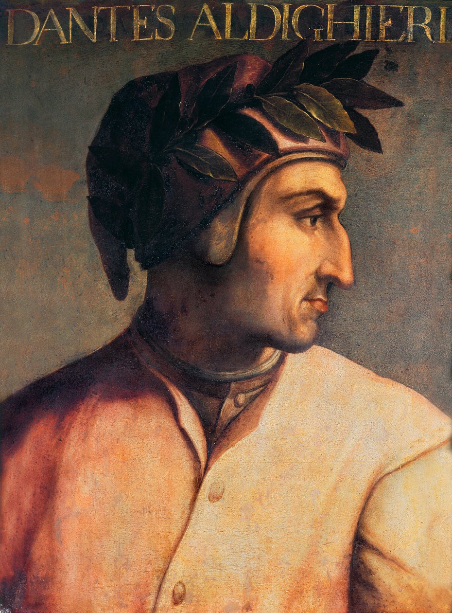 Portret van Dante Alighieri door Unknown artist