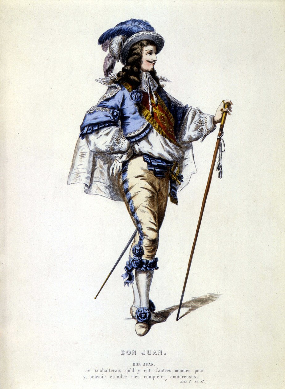 Portret van Don Juan te voet, sd. 19e eeuw door Unknown artist