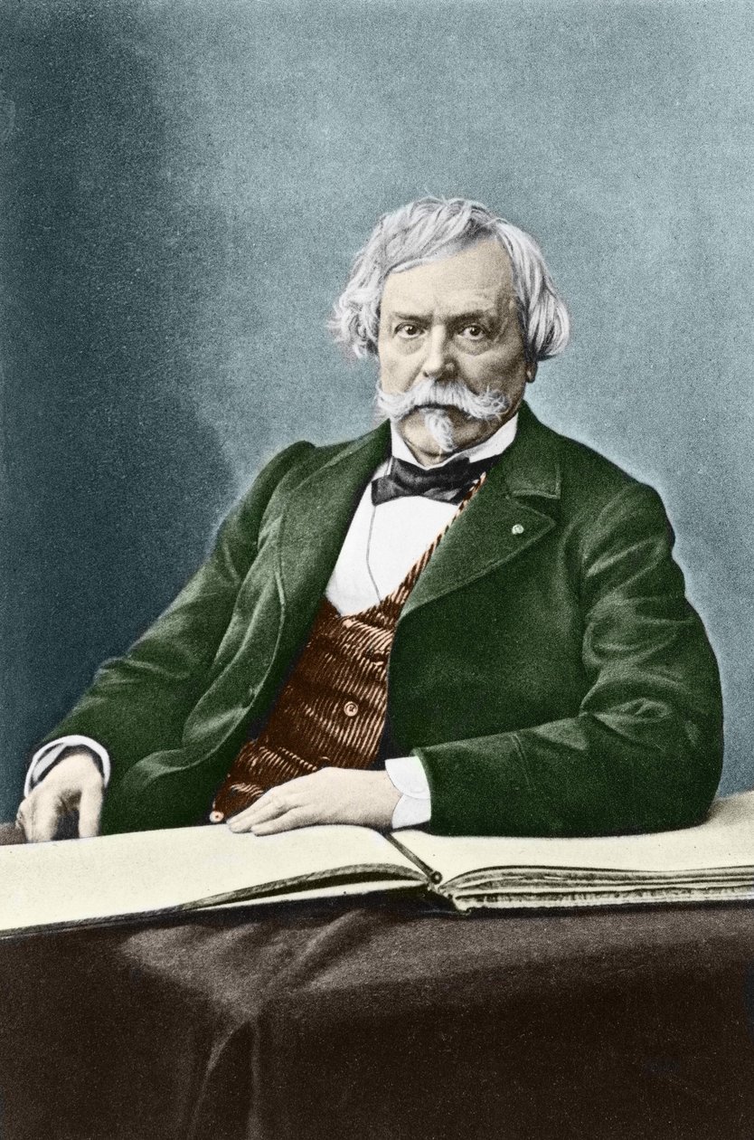 Portret van Edmond Huot de Goncourt (1822 - 1896), Franse historicus en schrijver door Unknown artist