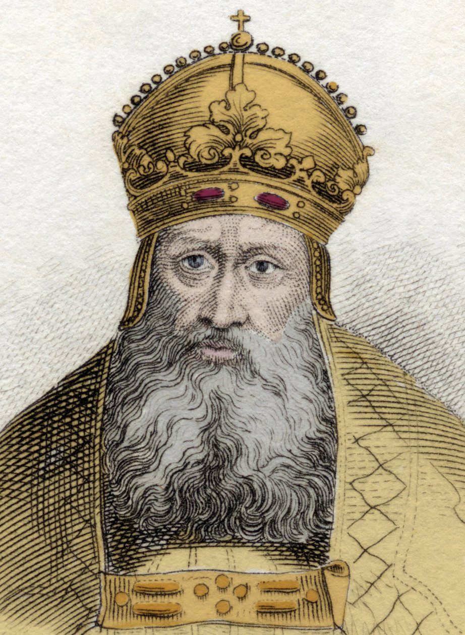 Portret van keizer Rudolf van Habsburg (1218-1291), Duitse Romeinse keizer (Rudolf I van Duitsland) door Unknown artist
