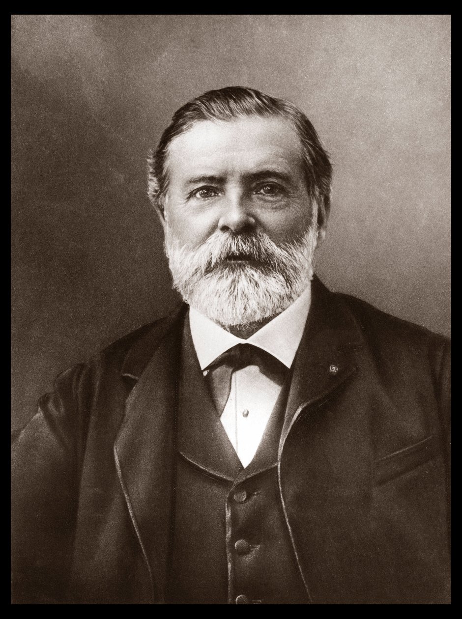Portret van Etienne-Jules Marey (1830-1904); Engelse wetenschapper en chronofotograaf; uitvinder van de sfigmograaf en een pionier van fotografie en cinema. Foto door Nadar, Paul (1856-1939). door Unknown artist