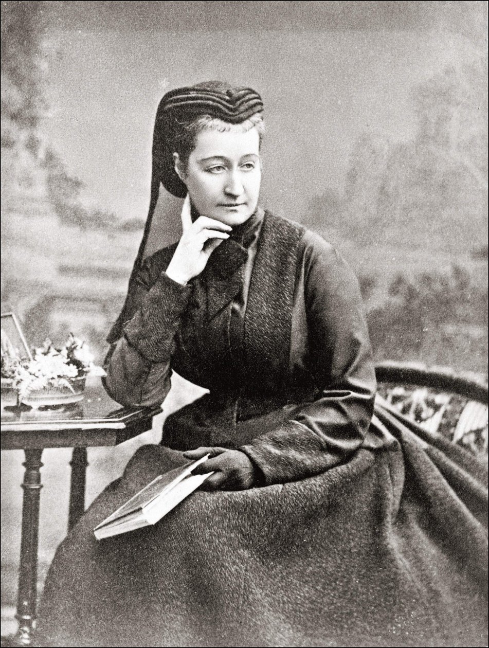 Portret van Eugenia, vrouw van Napoleon III en koningin van Frankrijk. 19e eeuw door Unknown artist