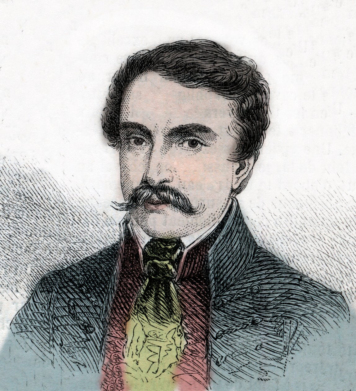 Portret van Ferenc Deak (1803-1876), Hongaarse politicus - Gravure uit 