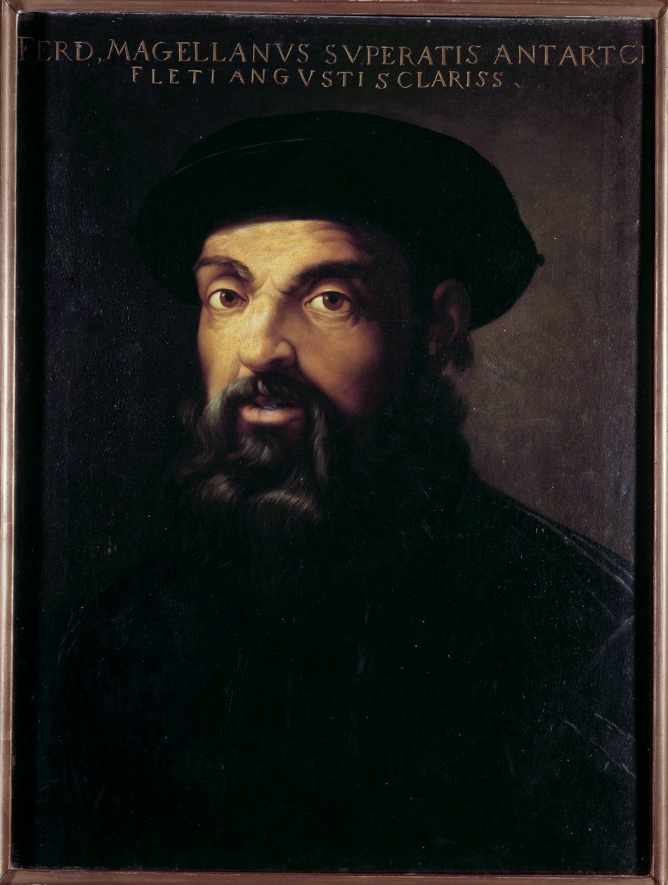 Portret van Fernand de Magellan (1480-1521), Portugese navigator. Anoniem schilderij uit de 16e eeuw. Sevilla, Museum voor Schone Kunsten door Unknown artist
