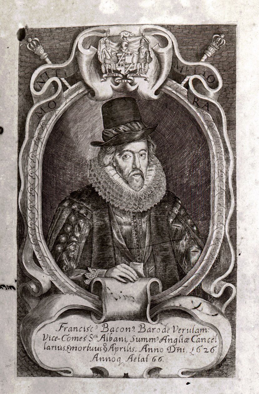 Portret van Francis Bacon (1561 - 1626) door Unknown artist