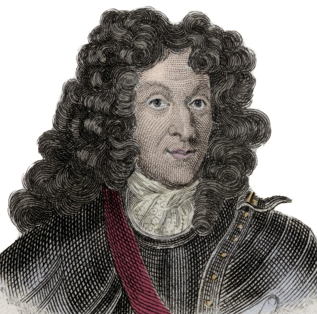 Portret van François-Henri de Montmorency-Bouteville (François Henri de Montmorency Bouteville) (1628-1695), maarschalk van Luxemburg, hertog van Piney en Franse generaal door Unknown artist