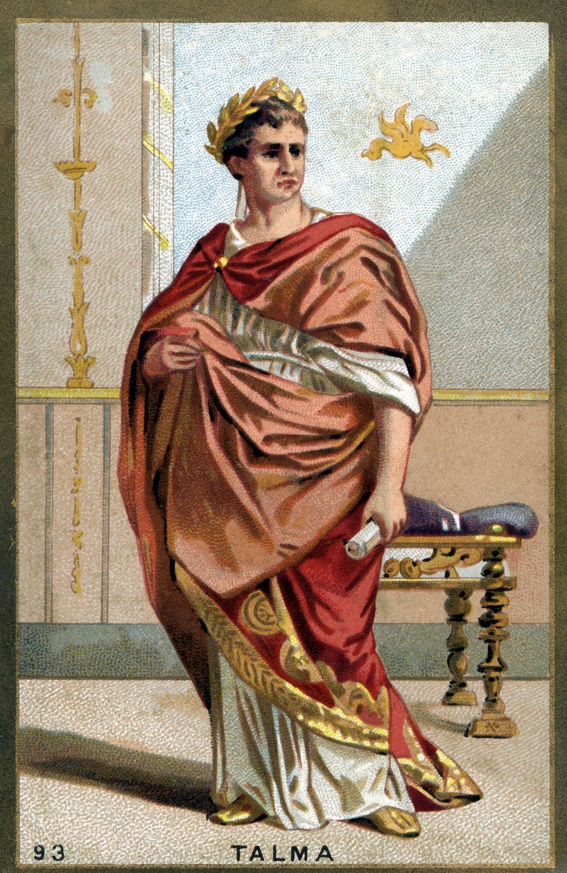 Portret van Francois-Joseph Talma (1763-1826), Franse acteur. door Unknown artist