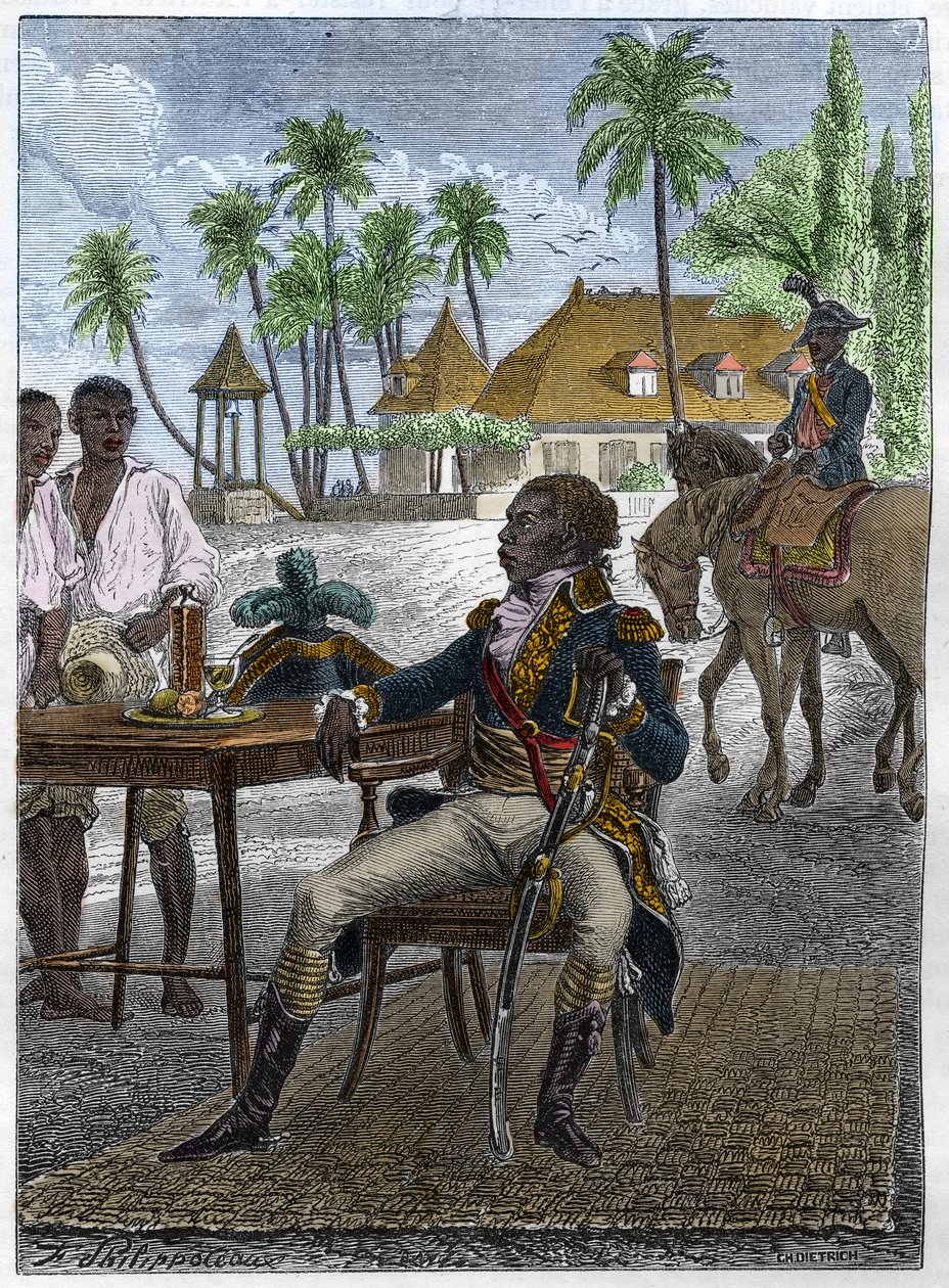 Portret van François Dominique Toussaint genaamd 