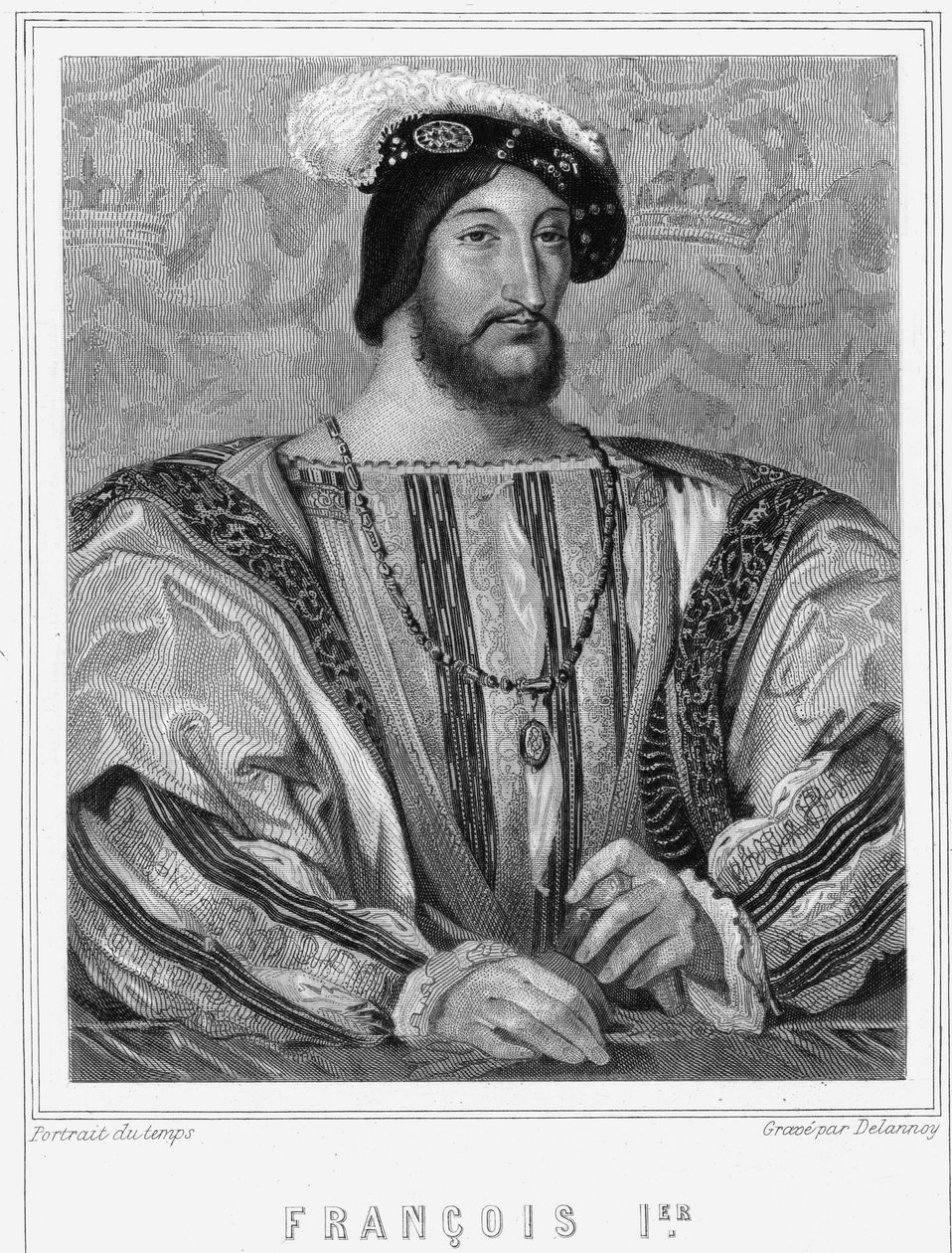 Portret van Frans I (1494 - 1547), Koning van Frankrijk - in 