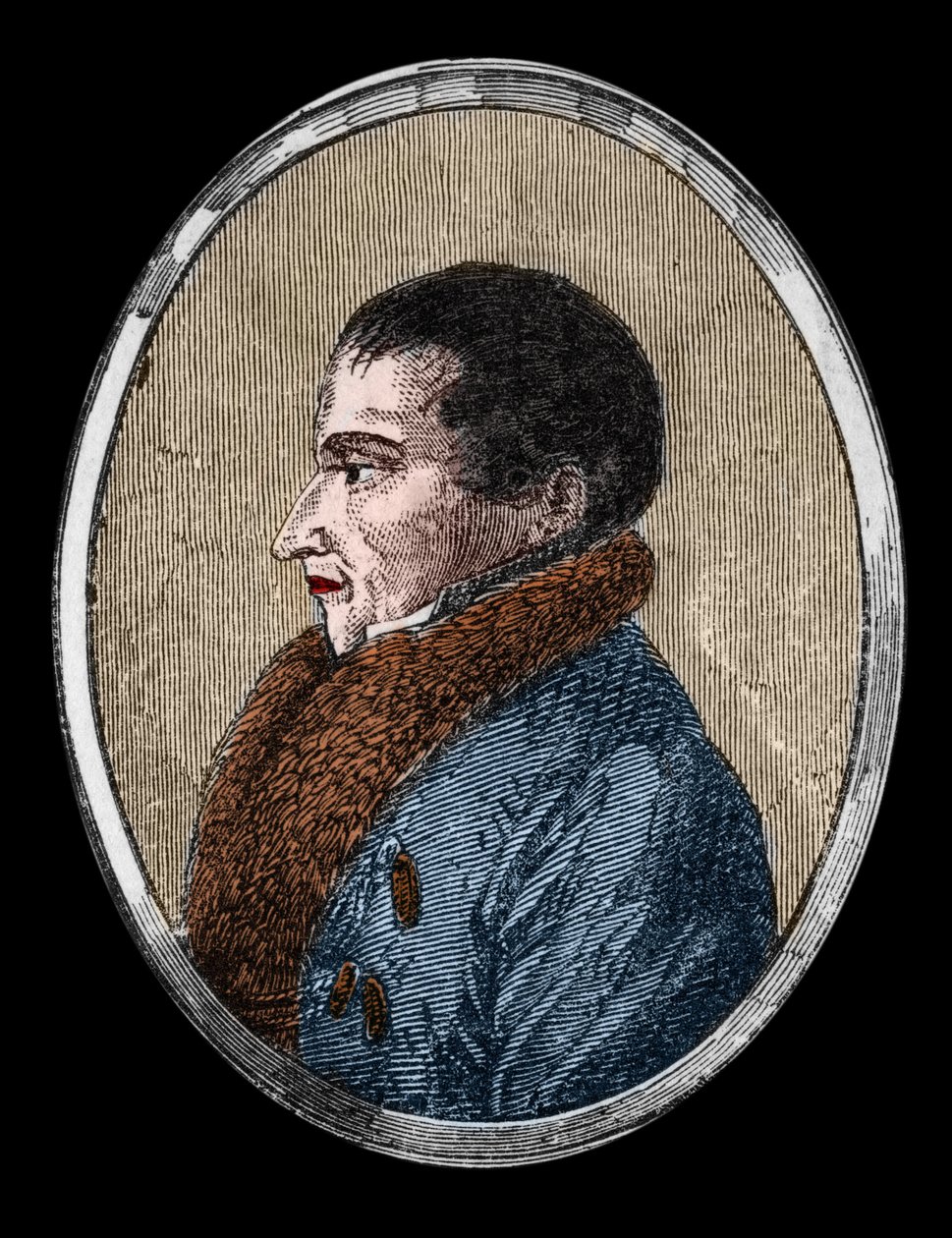 Portret van François Péron, Franse natuuronderzoeker en ontdekkingsreiziger (1775-1810). door Unknown artist