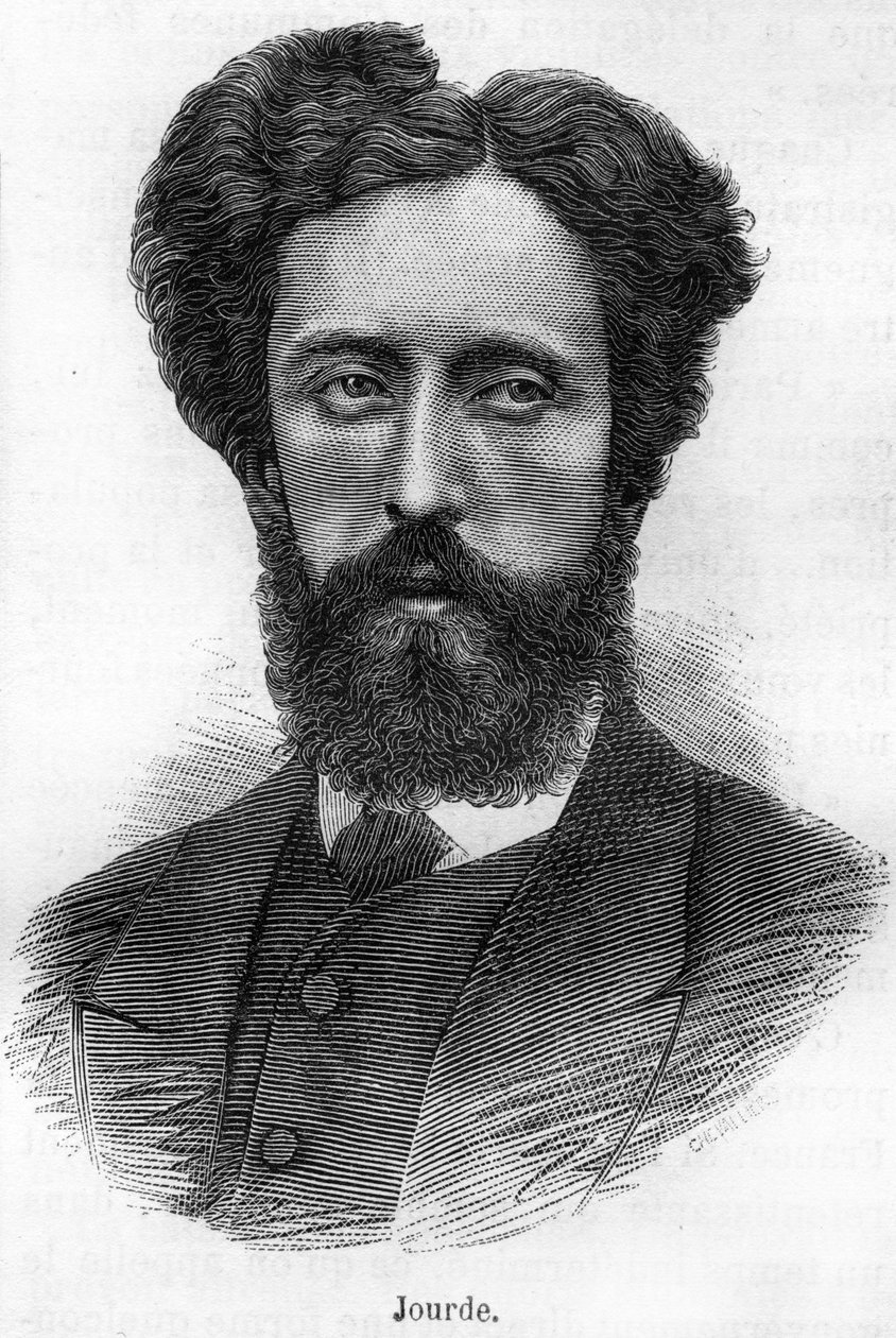 Portret van François Jourde. Franse revolutionair 1843-1893 door Unknown artist