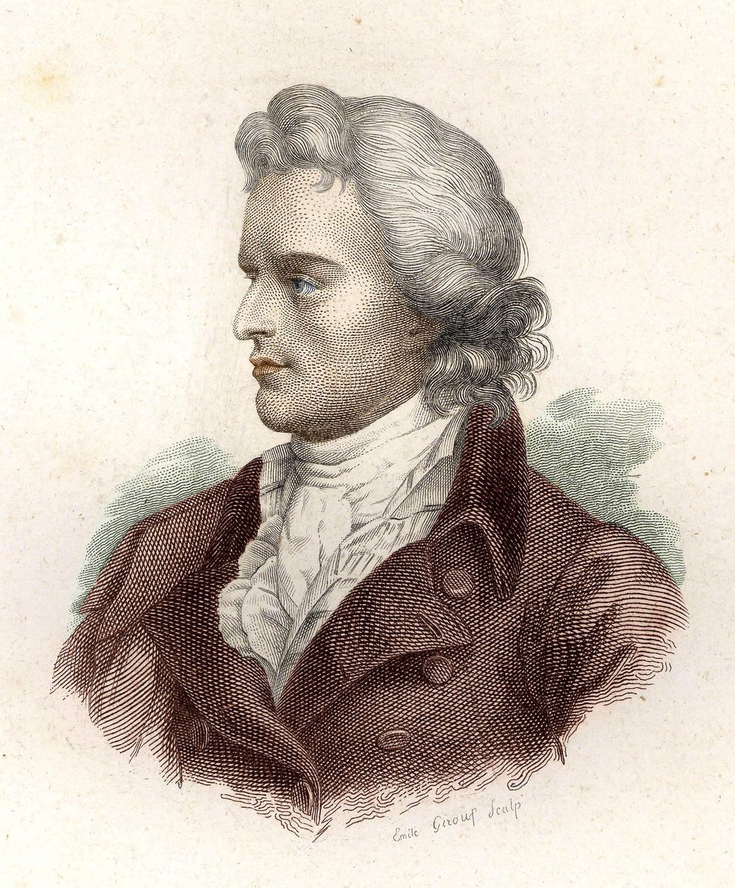 Portret van Friedrich von Schiller (1759 - 1805) door Unknown artist