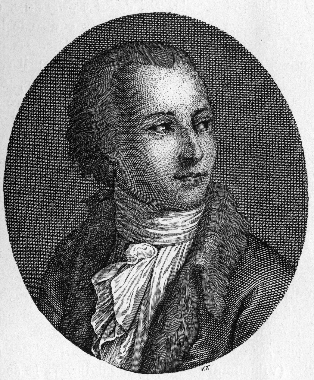 Portret van Gaetano Filangeri (1752-1788). Italiaanse jurist en pedagoog door Unknown artist
