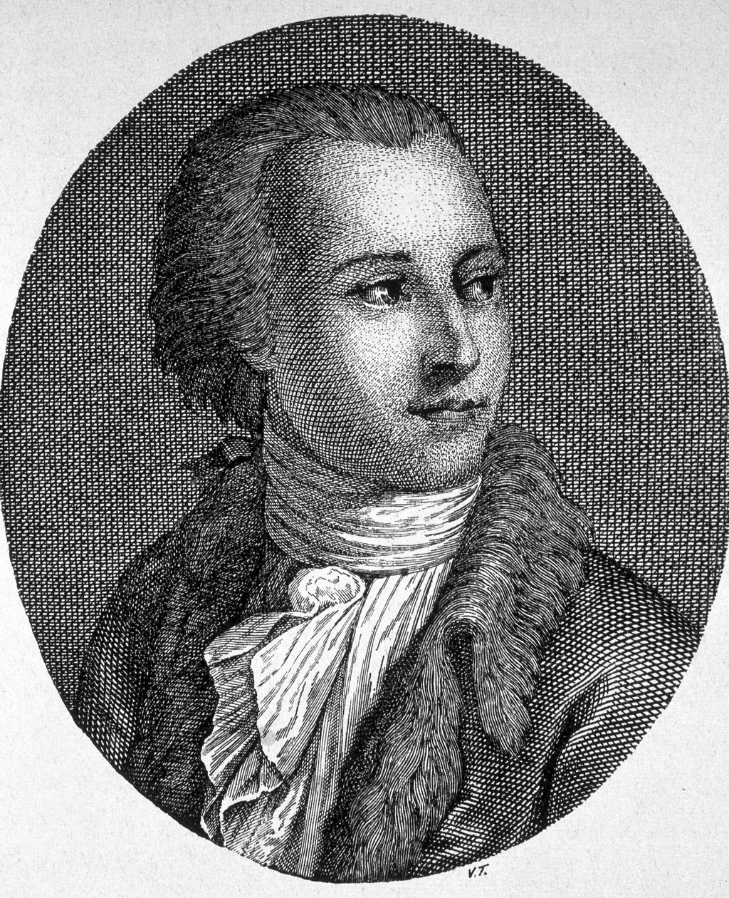 Portret van Gaetano Filangieri (1752 - 1788), Italiaanse filosoof en jurist door Unknown artist
